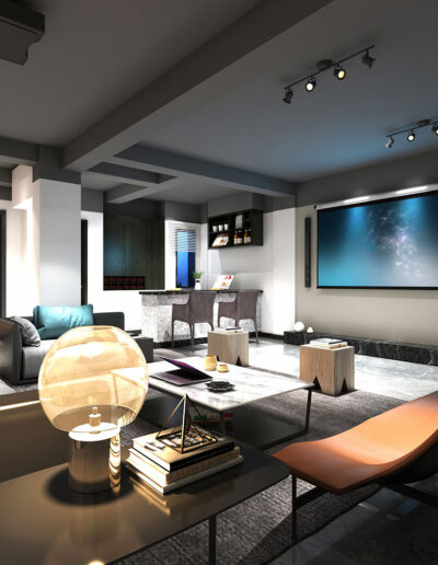 home theater room Scottsdale AZ